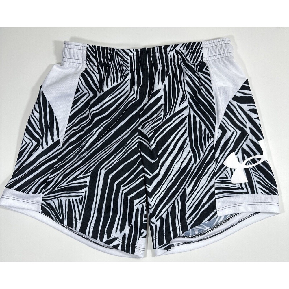 Under Armour Women's Baseline White Black Shorts XS Extra Small NWT